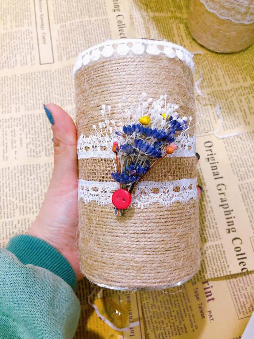Lọ cắm hoa handmade – ảnh 2